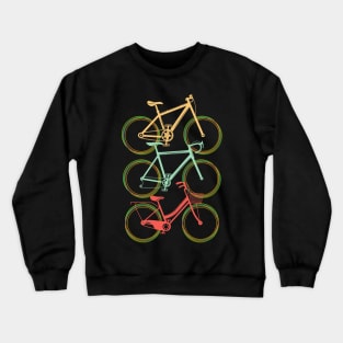 Cycling Lovers Bicycle Cranky Crewneck Sweatshirt